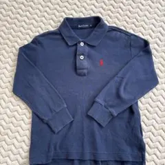 Ralph Lauren 長袖ポロシャツ ネイビー 100cm日本製