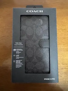 COACH iPhone 15 Pro 手帳型ケース