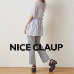 continuer de nice claup シアーバックリボンブラウス
