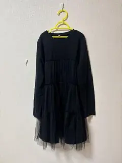 新品☆coca☆長袖フリルワンピース 150