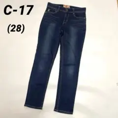 C-SEVENTEEN C-17 濃紺　テーパードデニムパンツ　ジーンズ　28