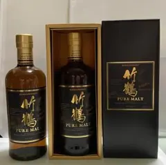 格安！ ニッカウィスキー 旧竹鶴 2本セット、700ml、43%、箱無し