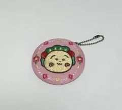 コジコジ　刺繍缶チャーム