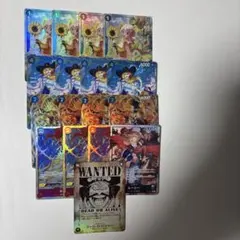 ワンピースカード　赤青ルーシー　フルパラ　パーツ