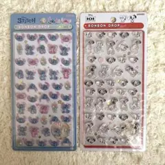 ボンボンドロップシール mini スティッチ　101匹わんちゃん　ディズニー