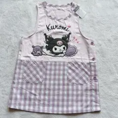 未使用　サンリオ　 kuromi クロミ　エプロン 保育士 ピンク　パープル