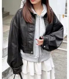 INGNI　ショートレザージャケット