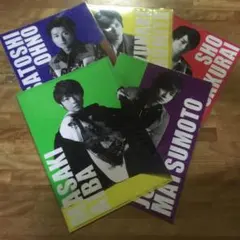 2012年嵐ポップコーン ライブグッズクリアファイルまとめ売り