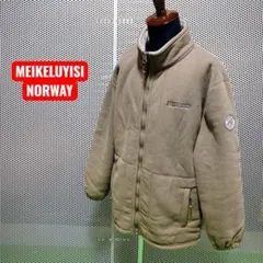 MEIKELUYISI NORWAY フリースジャケット 4XL グレージュ