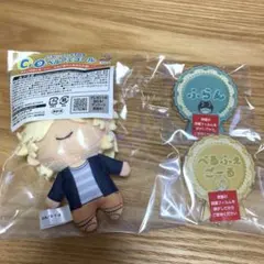 リボーン ひこくじ ベルフェゴール フラン ミニぬいぐるみ ネームバッジ