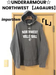 海外輸入NORTHWEST H.S【JAGAURS】スウェットパーカーLG