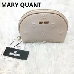 【タグ付き新品】MARY QUANT マリークワント 半月型ポーチ ベージュのサムネイル