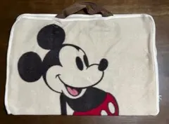 ☆彡　ディズニー・ミッキーマウス　＊フリース収納バック　☆彡
