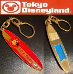 初期当時物80’s！希少レア！TDLミニーマウス可愛いヴィンテージキーホルダー