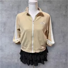 00s y2k PUMA クロップド丈　トラックジャケット　スポーツmix 海外