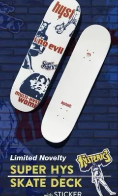 未使用　非売品　ヒステリックグラマー　スケボーデッキ　ギターガール　ギター 2025年最新】非売品 ヒステリックグラマー スケボーの人気