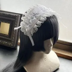 白 ホワイト ヘッドドレス ロリィタ