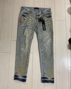 PURPLE BRAND スキニーデニム ライトブルー サイズ29 drip - メルカリ