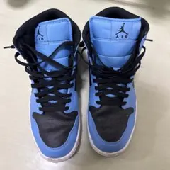 エアジョーダン ハイカットスニーカー ブルー/ブラック