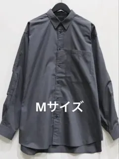 TECH REGULAR STRIPE SHIRT CHARCOAL Mサイズのサムネイル