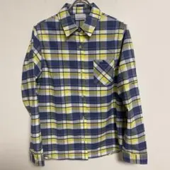 Columbia コロンビア チェック柄ロールアップ 長袖シャツ レディース L