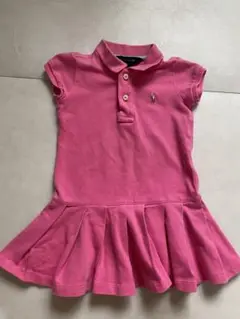 Ralph Lauren ピンク ポロシャツ フレアスカート 90-100