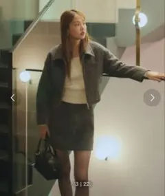 【SNIDEL】シャギーBOXミニスカ SWFS245119 新品未使用　タグ無