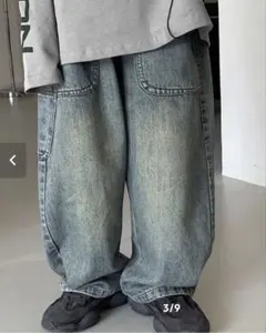 新品未使用　デニムパンツ男女兼用 150センチ