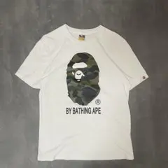 A BATHING APE Tシャツ エイプヘッド フロントロゴ 白 3XL - メルカリ