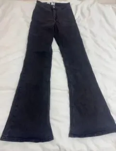 Bershka フレアデニム ブラック