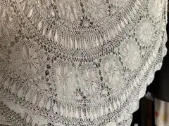 マルチカバー　レース編み　ハンドメイド
