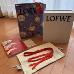 LOEWE ロエベ パウラズイビザ ショッパー 巾着 空箱 リボン セットのサムネイル