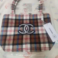 R*A様 CHANEL チェック柄バッグ　ノベルティ