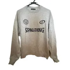 SPALDING スポルディング スウェット トレーナー グレー　バスケのサムネイル