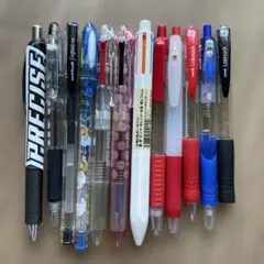 【USED】ボールペン まとめ売り 12本セット 右側の5本はインクなしおまけ品のサムネイル