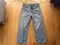 GU メンズ　ワイドデニムパンツ　33インチ