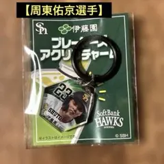 福岡ソフトバンクホークス 周東佑京 プレーヤーズアクリルチャーム　伊藤園　非売品