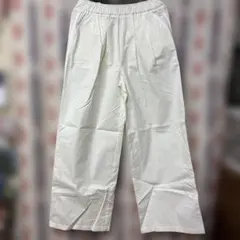 シーイン　Dazy ホワイト ワイドパンツ ゴムウエスト