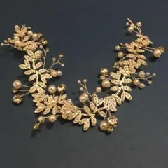 結婚式 結婚式小物 結婚式アクセサリー ビジュー ヘッドドレス シルバー