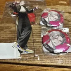 彼に依頼してはいけません 彼いら くじ 眞矢　アクリルスタンド　缶バッジ