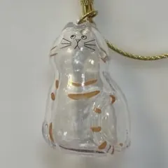けだまだま風キーホルダー　キーホルダー　猫　猫の毛収納ボトル