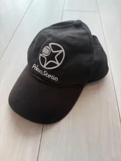 Prima Stella 黒 キャップ ロゴ刺繍