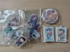 摂津のきり丸 土井半助 アクリルスタンド 缶バッジ キーホルダー