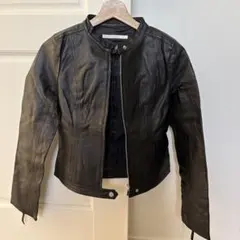 Luxjewel レザージャケット 黒　サイズ3