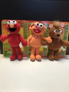 セサミストリート コレクションドール　エルモ　ゾーイ　 ベビーベア