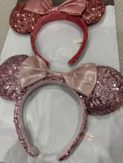 東京ディズニーリゾート ミニー耳カチューシャ　2つまとめ売り