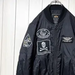 ALPHA INDUSTRIES アルファ MA1 フライトジャケット ワッペン