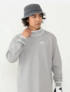 ビームスゴルフ　BEAMS GOLF グレー ハイネック トレーナー M