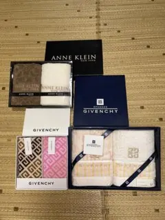 新品未使用 ハンドタオル タオルハンカチGIVENCHY ANNE KLEIN
