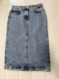 期間限定超値下美品　MOSCHINO モスキーノ　デニムスカート 膝丈スカートのサムネイル